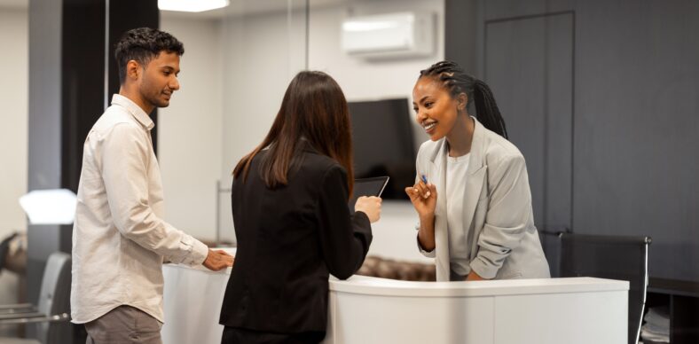 Office reception desk