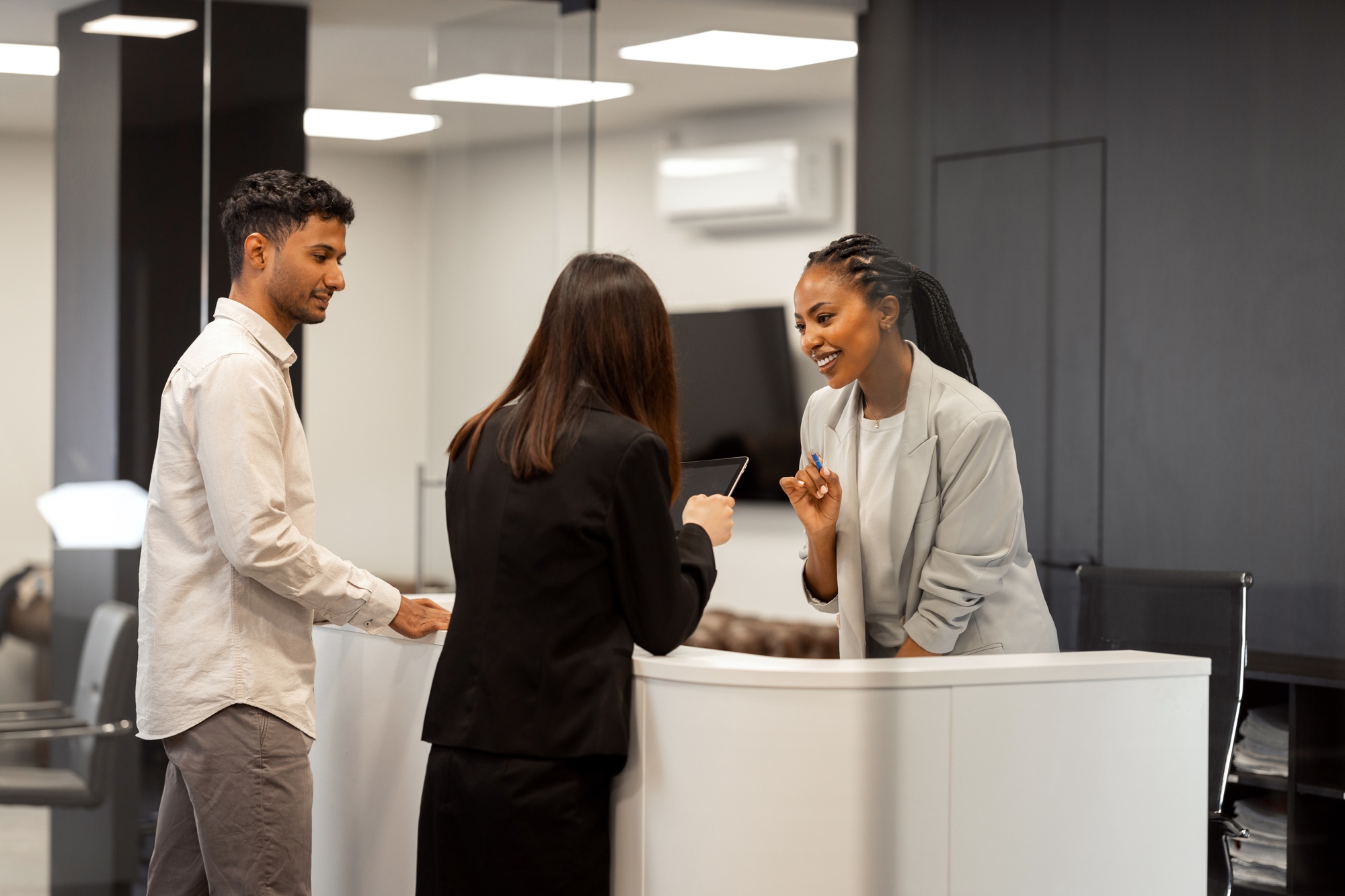 Office reception desk